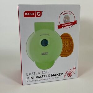 NWT Dash Easter Egg Mini Waffle Maker‎ dash